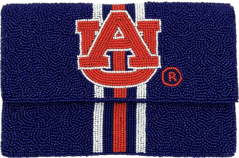Auburn Tigers AU Beaded Crossbody