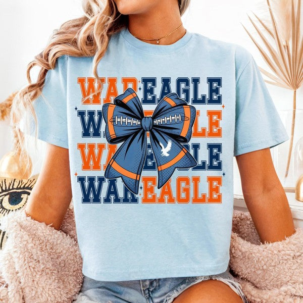 War Eagle Coquette Top Light Blue