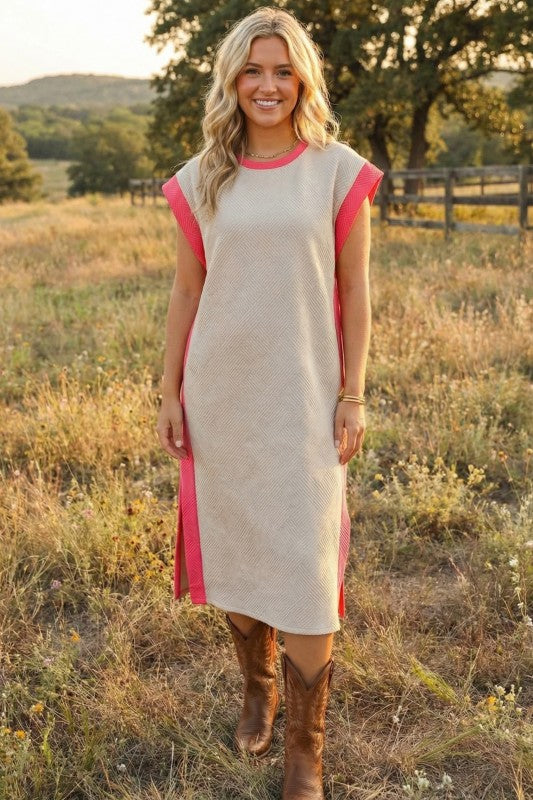 coral t shirt dress Pumpkin Vines T-shirt Dress