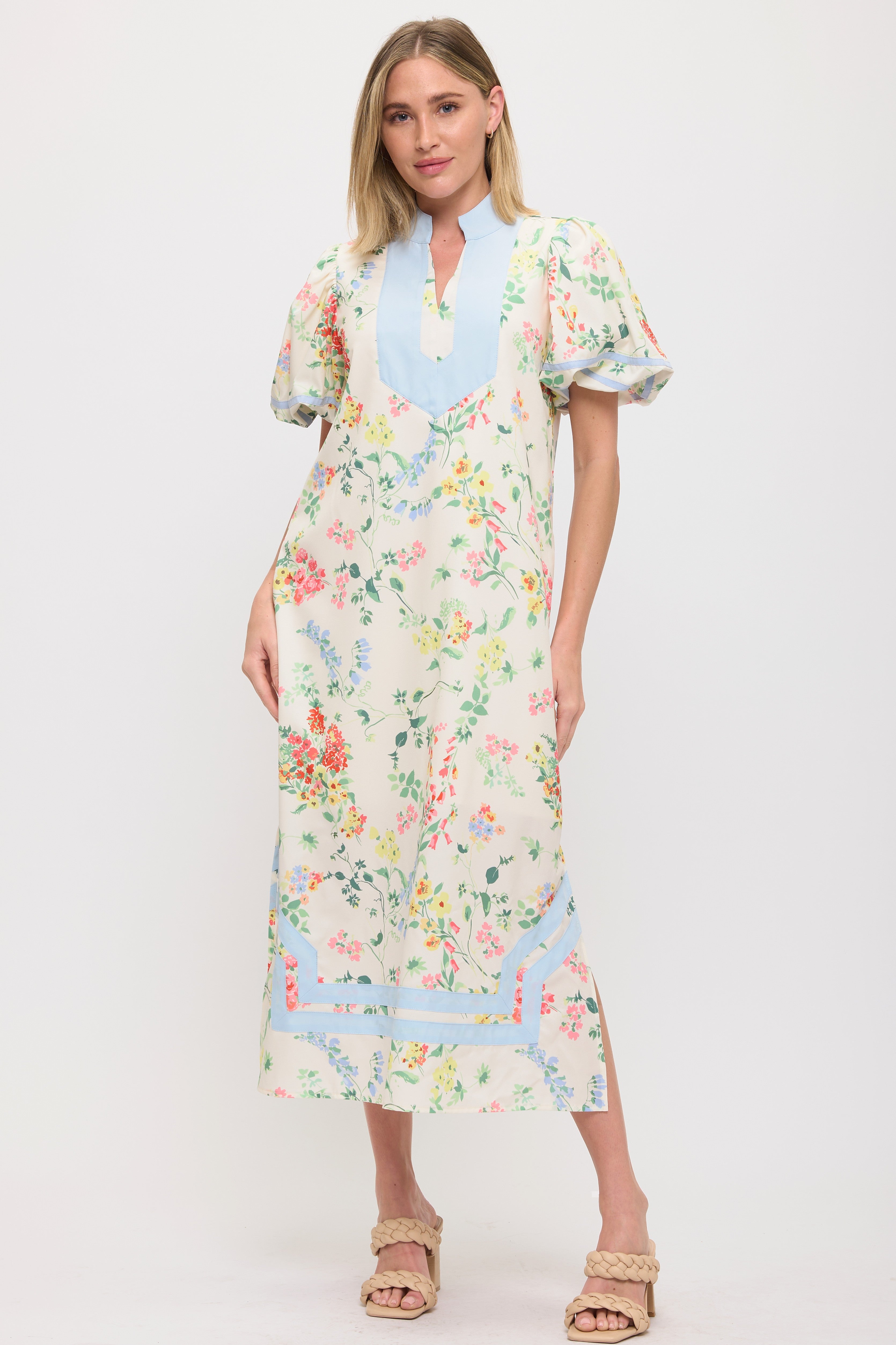 knee length dresses for ladies Free People Burst Of Bliss Maxi Dress main image 1