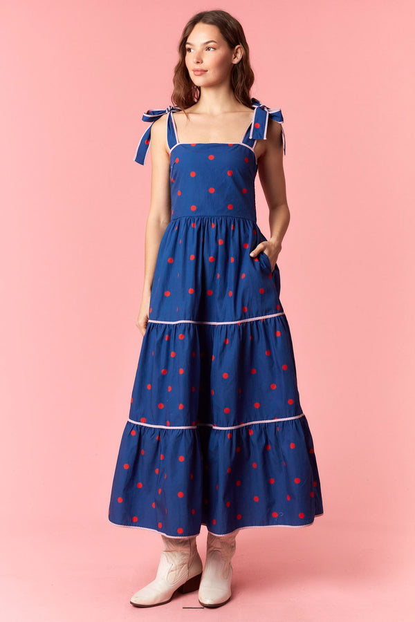 Bow Mini Dress Medium Wash Denim - Southern Fashion Boutique Bliss