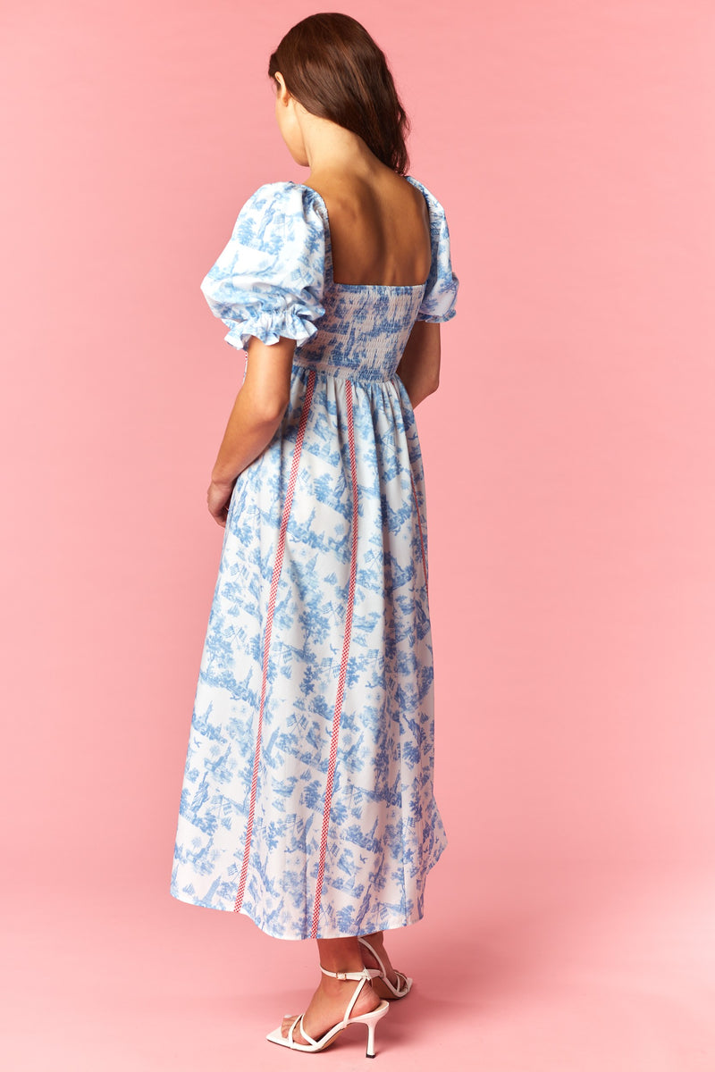 blue and red midi dress Buy Friends Like These Red/Blue Floral Print Tie Halter Neck Satin Midi Dress from Next USA