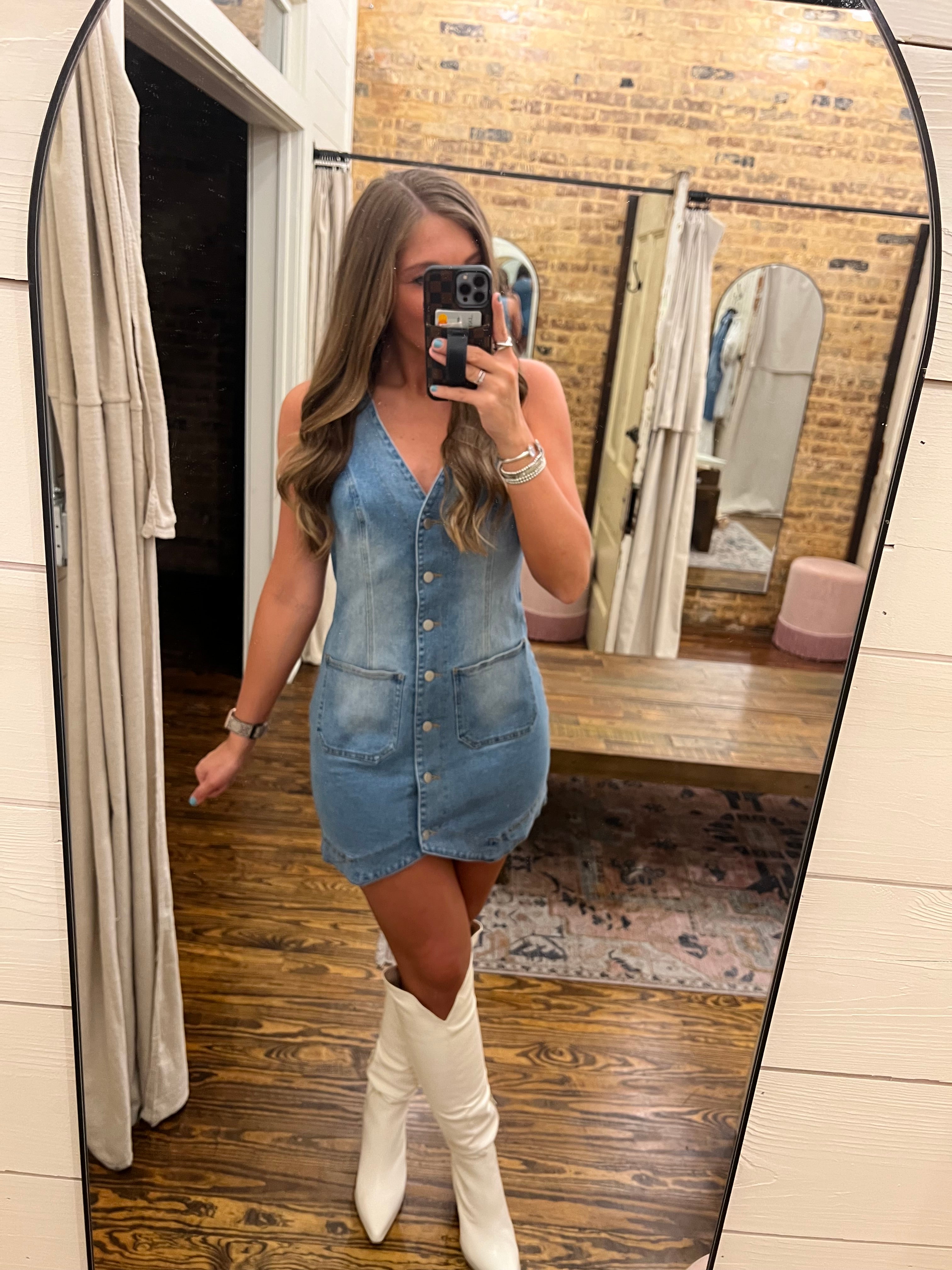 Vest Style Mini Dress Denim - Southern Fashion Boutique Bliss Vest Style Mini Dress Denim - Southern Fashion Boutique Bliss