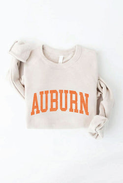 Auburn Graphic Sweatshirt Heather Dust