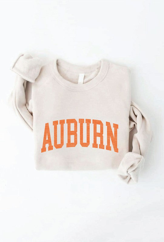 Auburn Graphic Sweatshirt Heather Dust