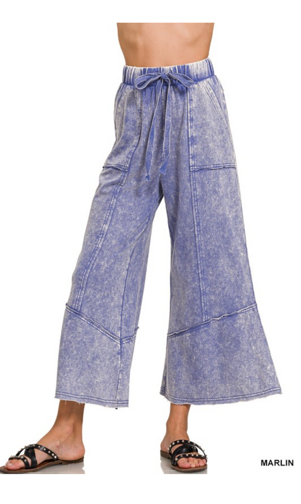 Exposed Seam Pants w/Pockets Marlin