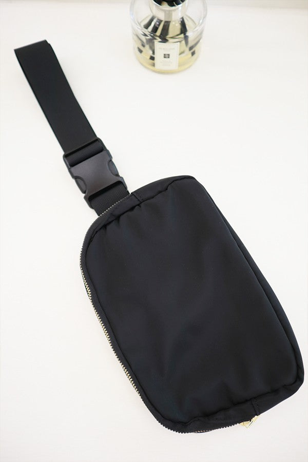 Crossbody Fanny Pack Belt Bag Black