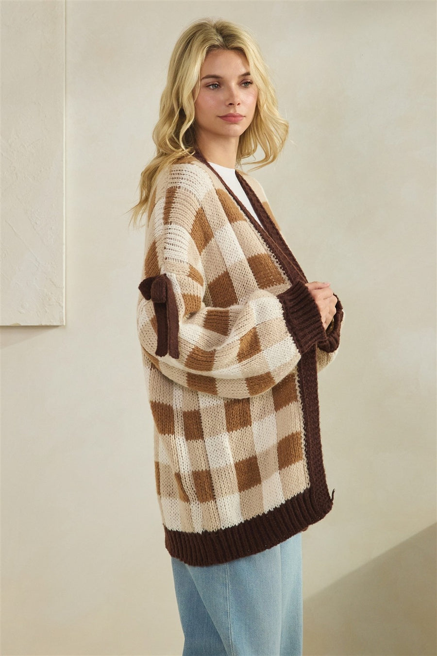 Oversized Drop Shoulder Cardigan Gucci - Southern Fashion Boutique