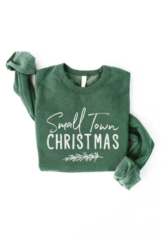 Small Town Christmas Graphic Sweatshirt Forest