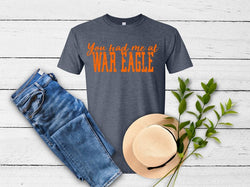 You Had Me at War Eagle Graphic Tee Navy