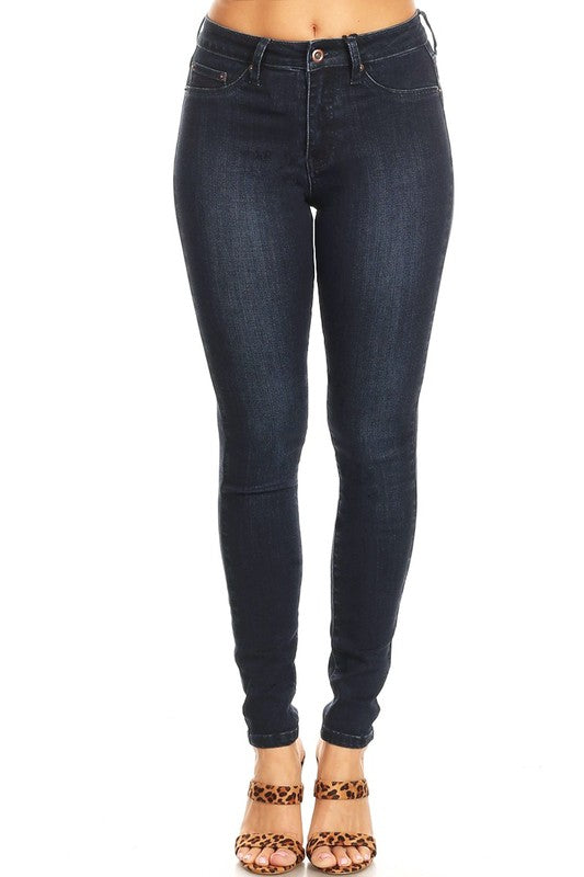 High Rise Skinny Jeans Denim Indigo