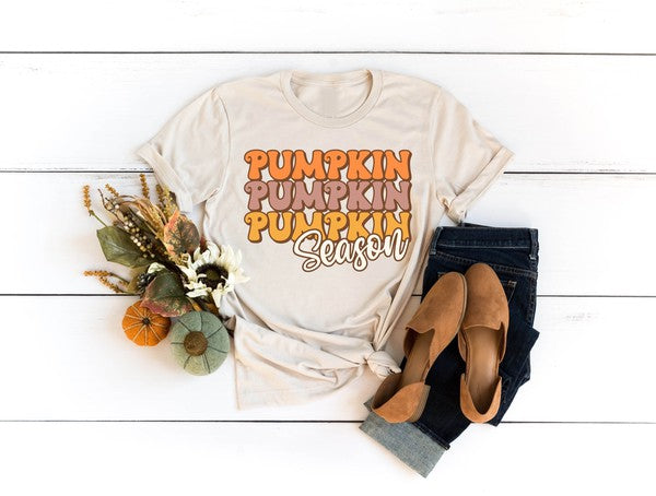Pumpkin Season Graphic Tee Natural