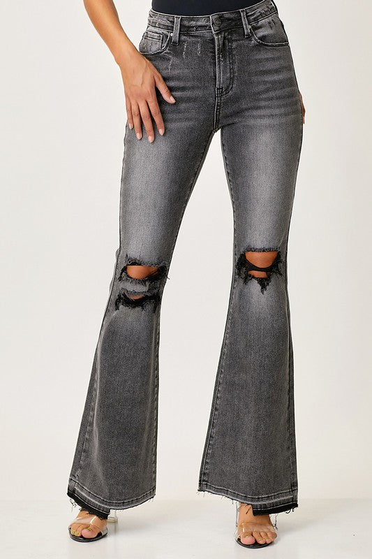 Faded Flair Jeans Black