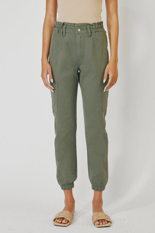 High Rise Jogger Olive