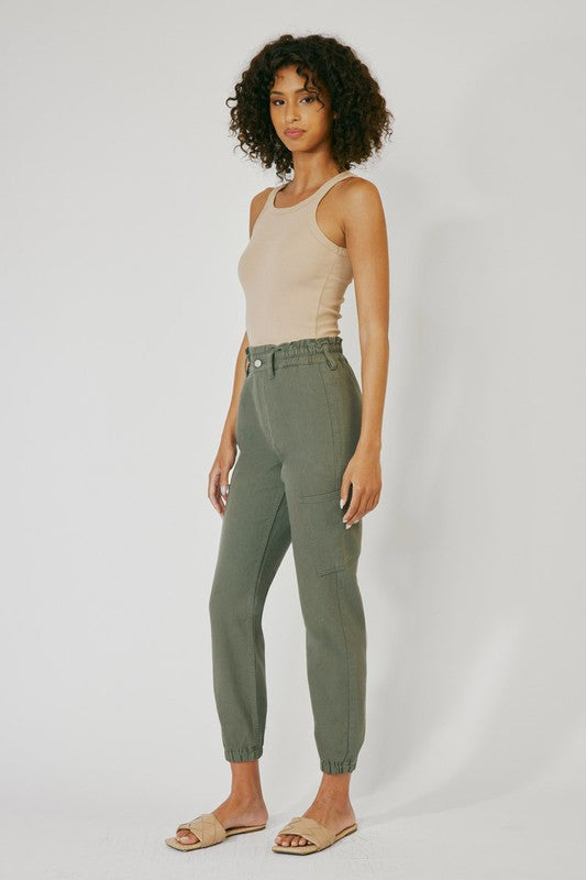 High Rise Jogger Olive