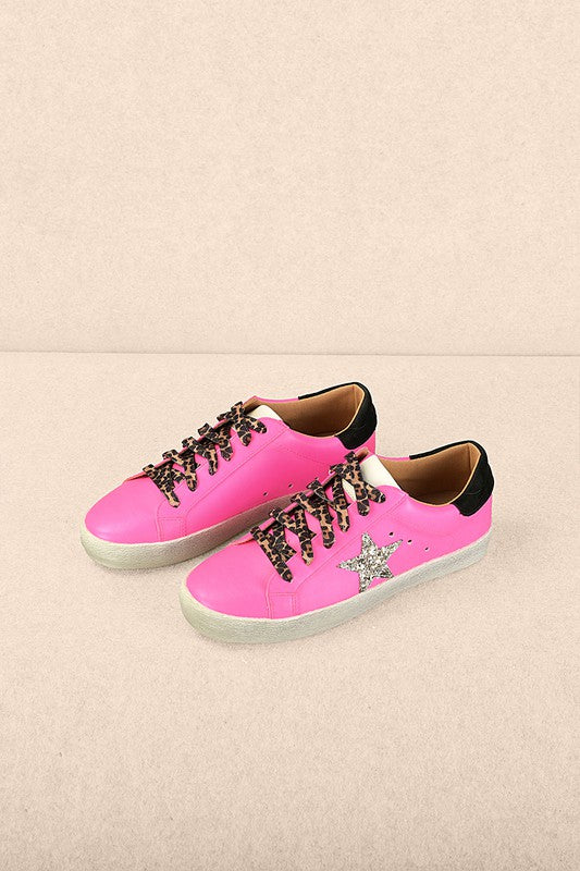 Star Sneaker Neon Pink