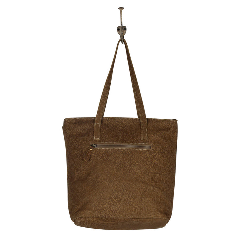 Tinges Leather Tote Bag