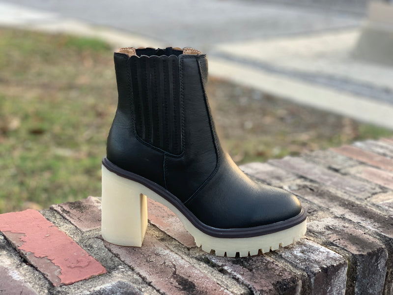 Paneled All-Weather Boot Black