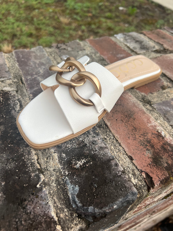 Ccocci Baylor Sandals White