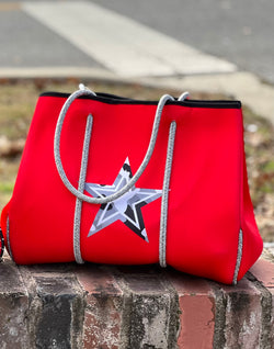 Neoprene Bag Star Red