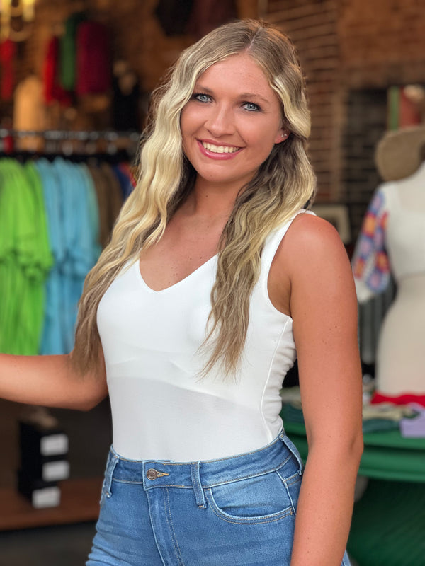 Low Back Bodysuit Ivory