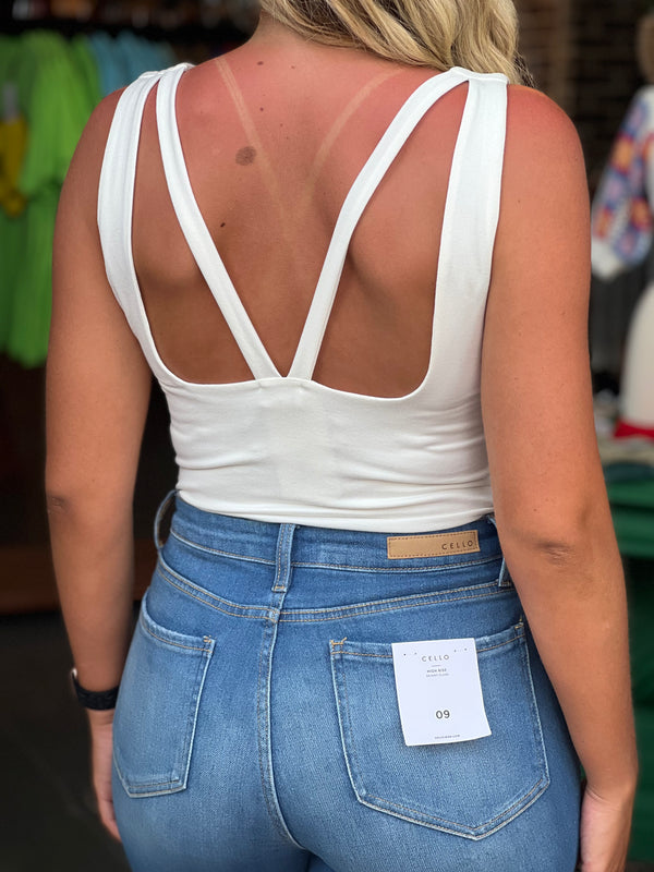 Low Back Bodysuit Ivory