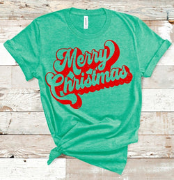 Merry Christmas Graphic Tee Heather Kelly